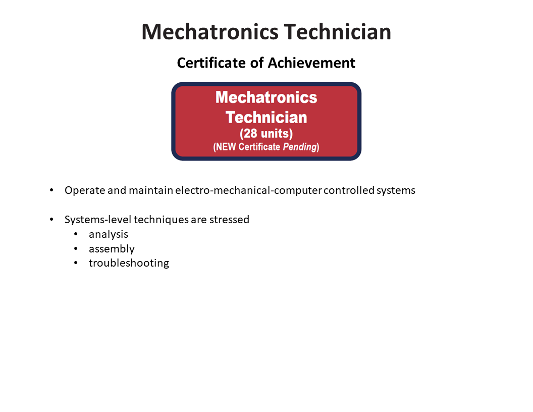 Image of Mechatronics Technician path 2